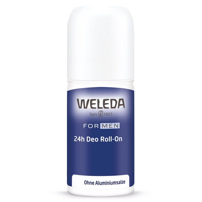 24H Deo-Roller Vetiver & Litsea cubeba für Männer BIO - 50ml - Weleda
