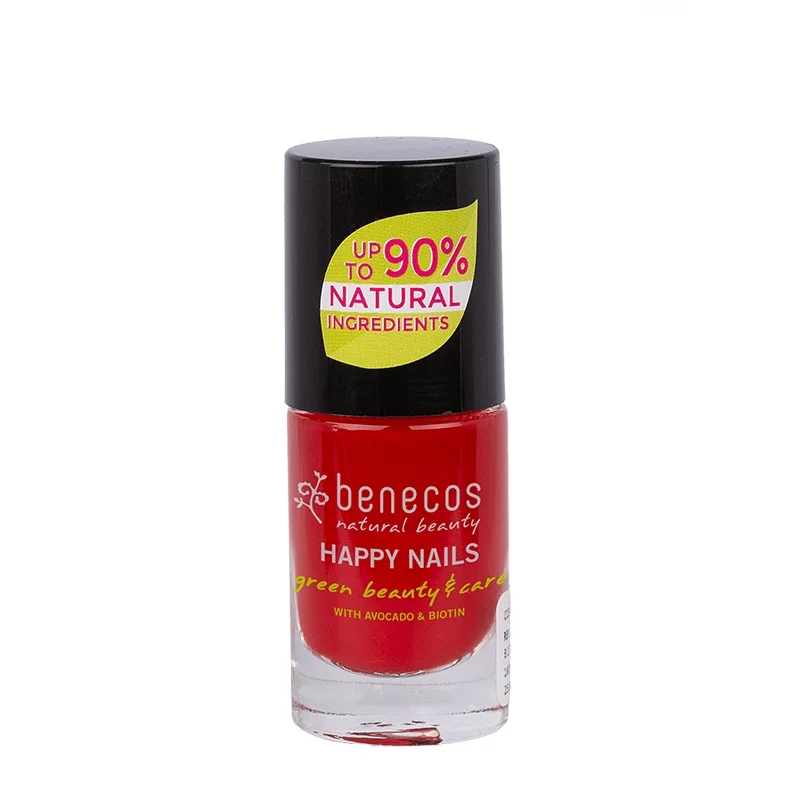 Vernis à ongles brillant Vintage red - 5ml - Benecos