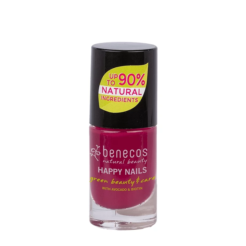 Vernis à ongles brillant Fuchsia - Wild orchid - 5ml - Benecos Vernis à ongles brillant Fuchsia - Wild orchid - 5ml - Benecos