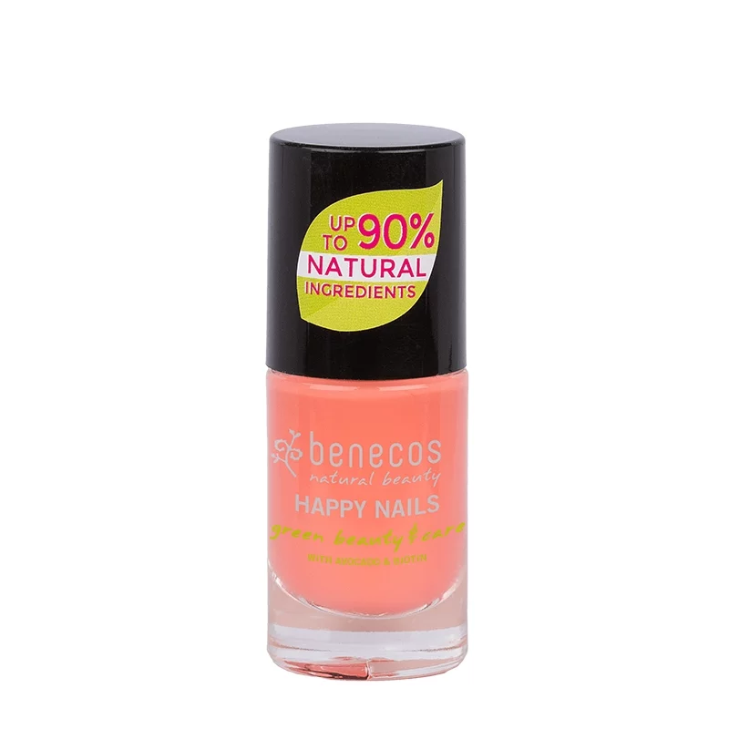 Vernis à ongles légèrement brillant Peach sorbet - 5ml - Benecos