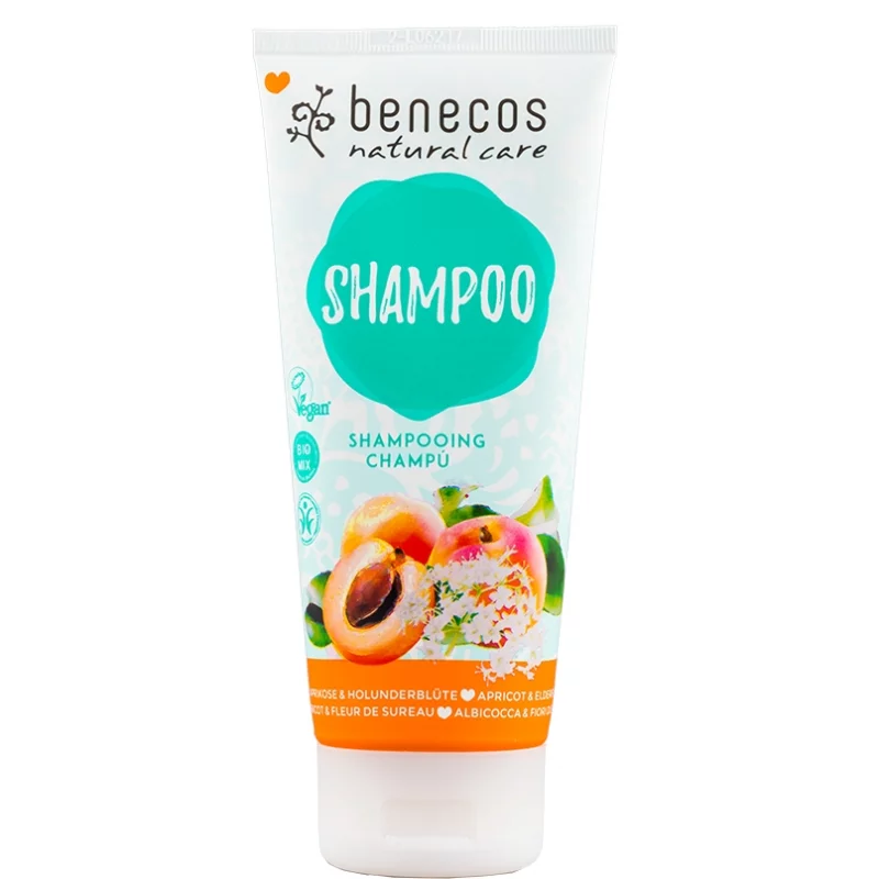 Shampooing BIO abricot & fleur de sureau - 200ml - Benecos