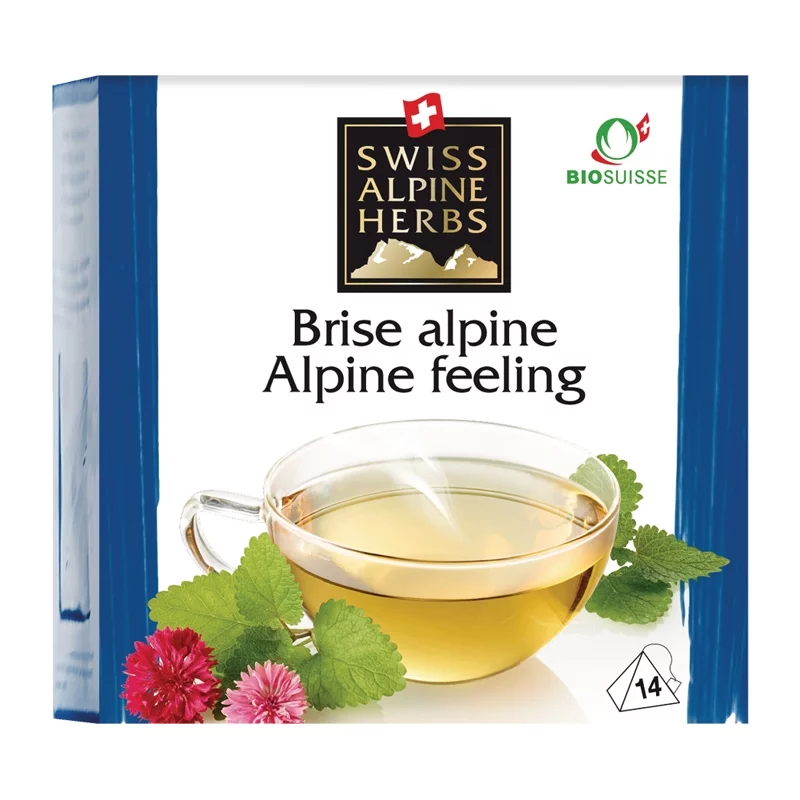 BIO-Kräutertee Alpenbrisen - 14 Teebeutel - Swiss Alpine Herbs