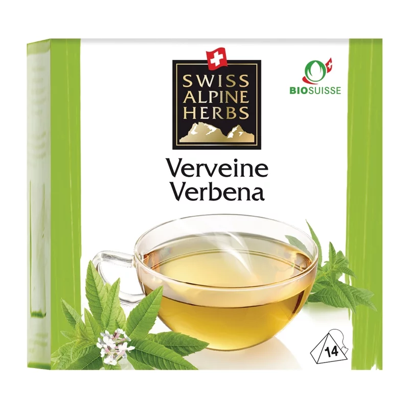 BIO-Kräutertee Verveine - 14 Teebeutel - Swiss Alpine Herbs