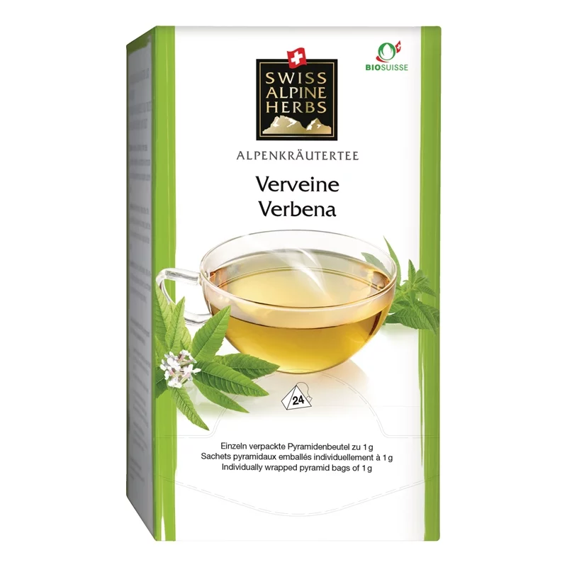 Infusion verveine BIO - 24 sachets - Swiss Alpine Herbs