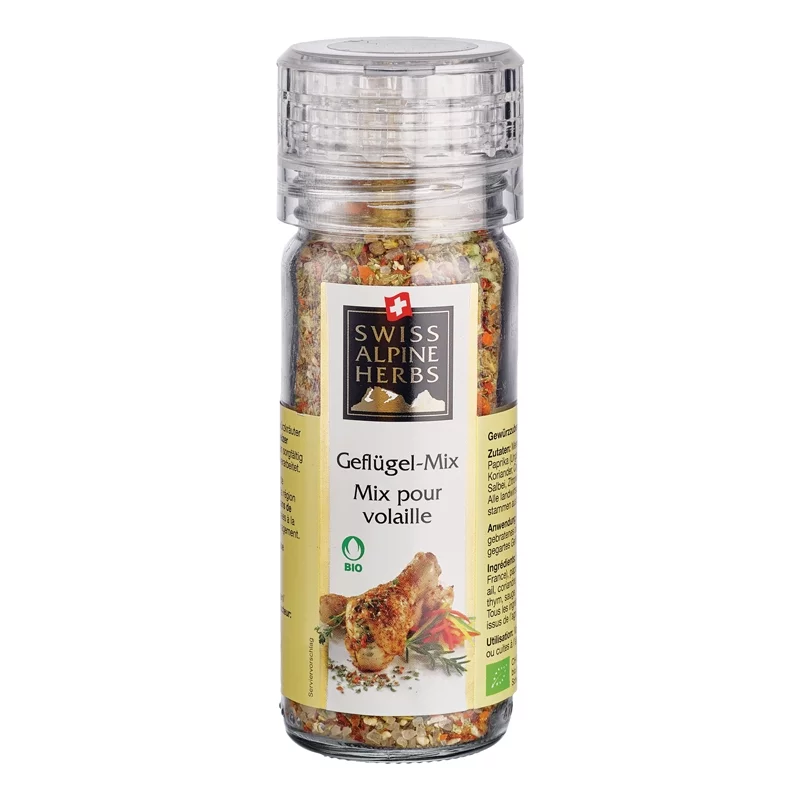 Mix pour volaille BIO - 62g - Swiss Alpine Herbs