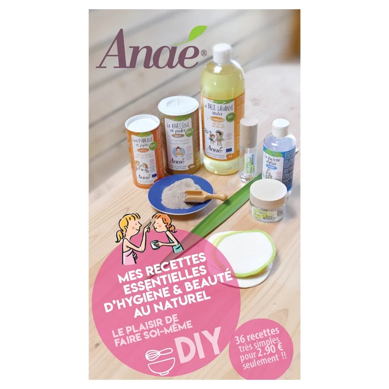 Carnet "Mes recettes essentielles d'hygiène et beauté au naturel" - Anaé