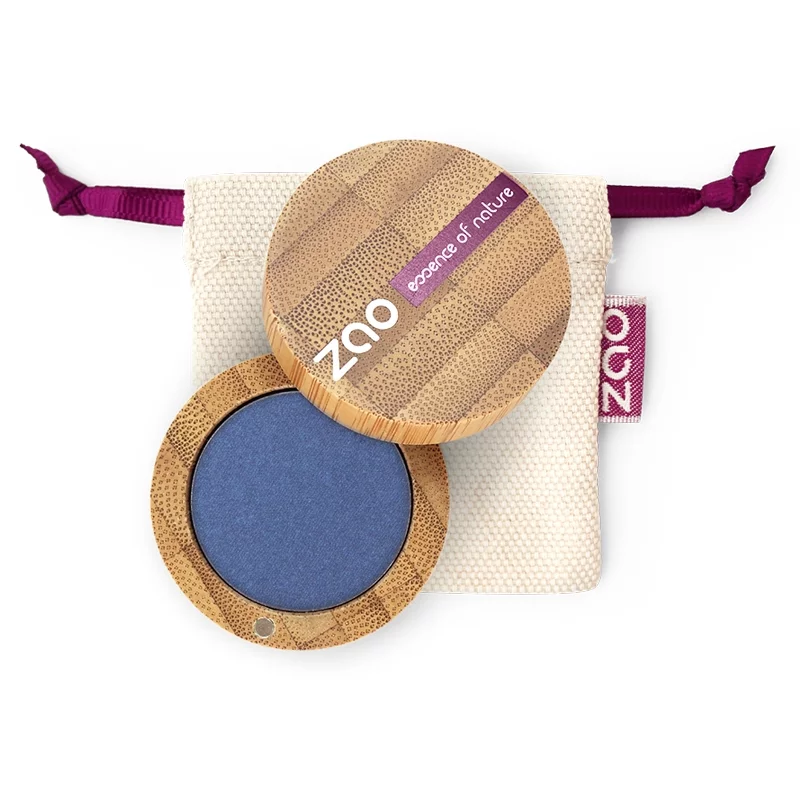 Fard à paupières nacré BIO N°120 Bleu roy - 3g - Zao Make-up