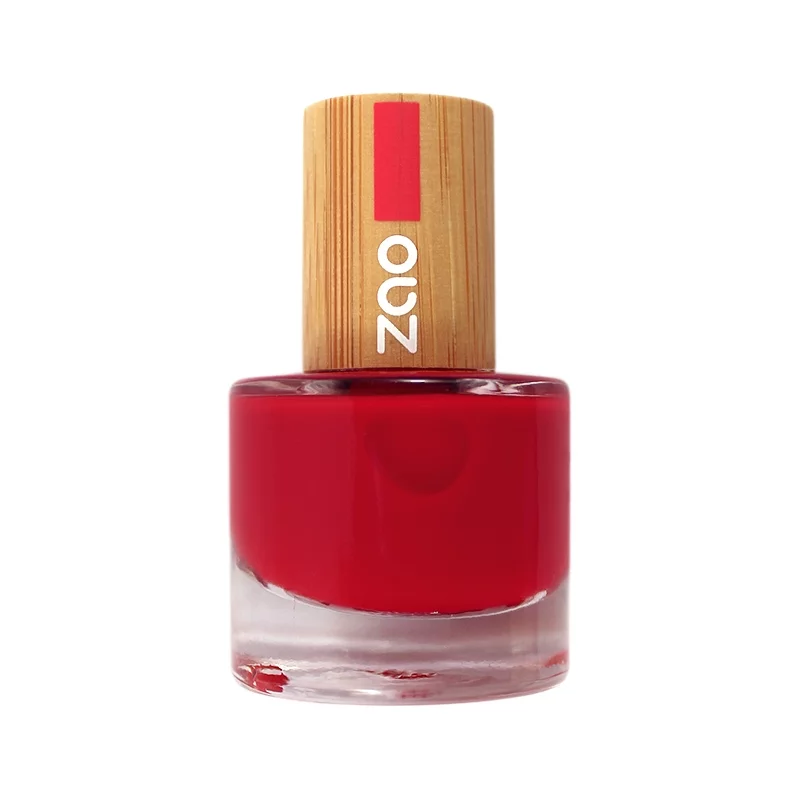 Vernis à ongles brillant N°650 Rouge carmin - 8ml - Zao Make-up