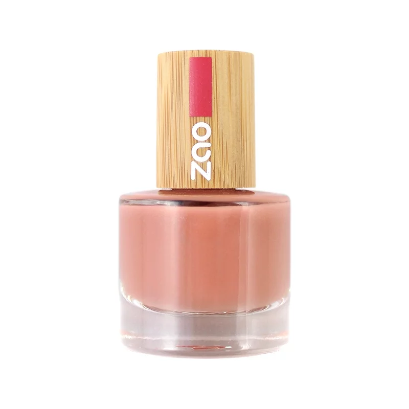 Nagellack glänzend Orange Bohème N°669 - 8ml - Zao
