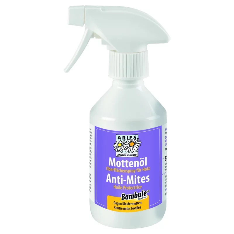 Huile protectrice anti-mites naturelle - 250ml - Aries