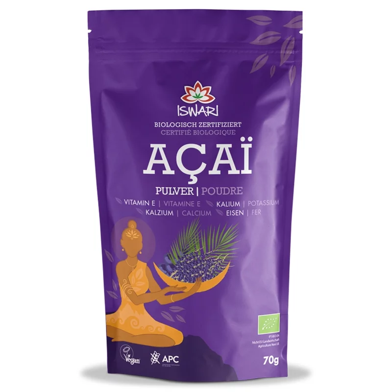 Açaï en poudre BIO - 70g - Iswari