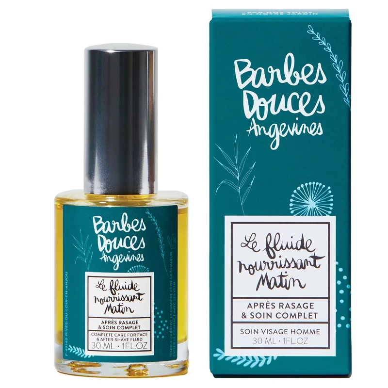 Nährendes BIO-Fluid für Morgen Männer Calendula - 30ml - Douces Angevines