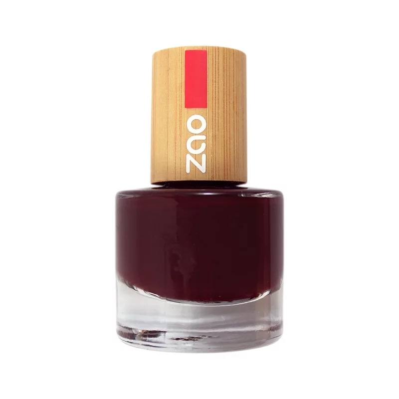 Vernis à ongles brillant N°659 Cerise noire - 8ml - Zao Make-up
