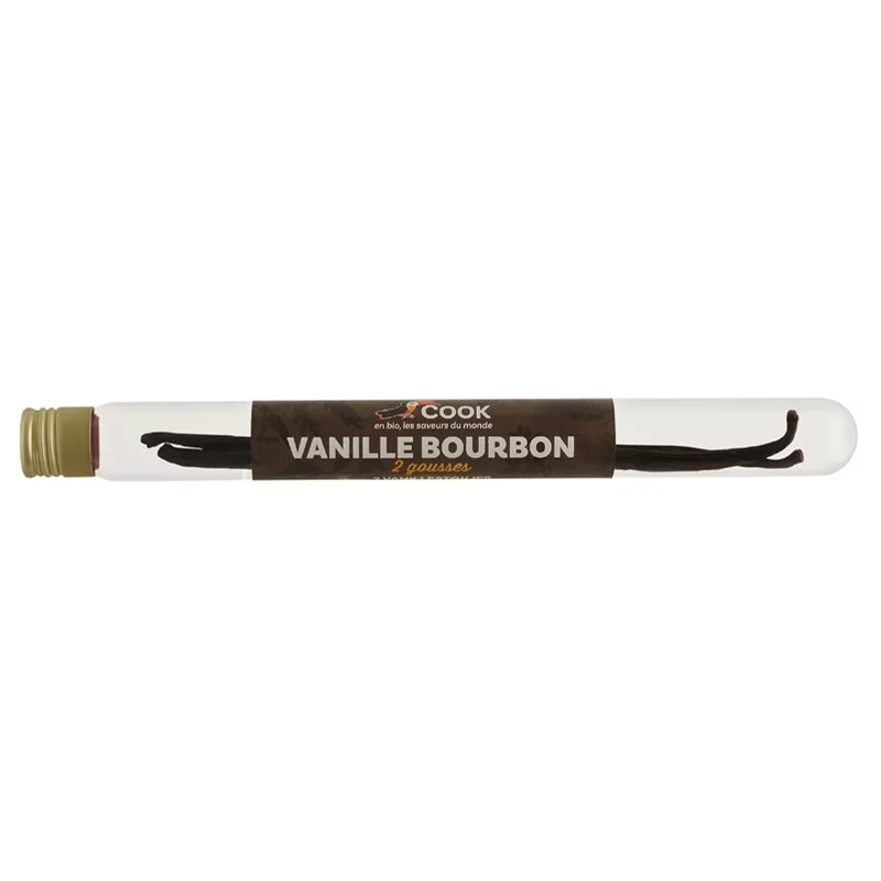 Vanille Bourbon en gousses BIO - 7g - 2 pièces - Cook