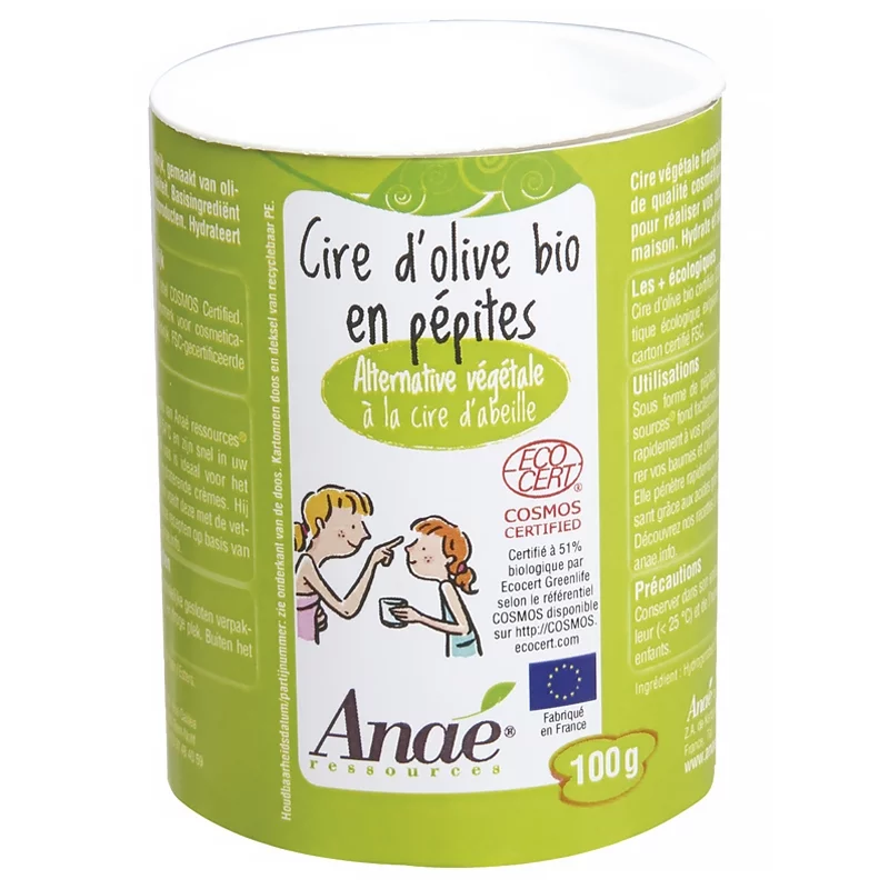 Cire d'olive cosmétique en pépites BIO - 100g - Anaé