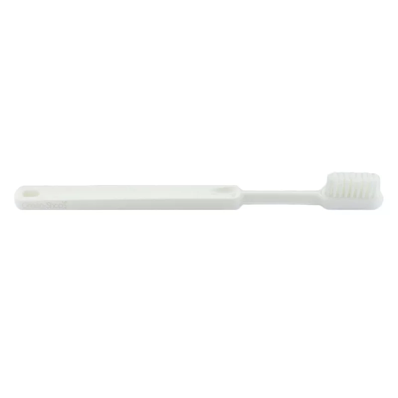 Brosse à dents à tête interchangeable Blanc Souple Nylon - Caliquo