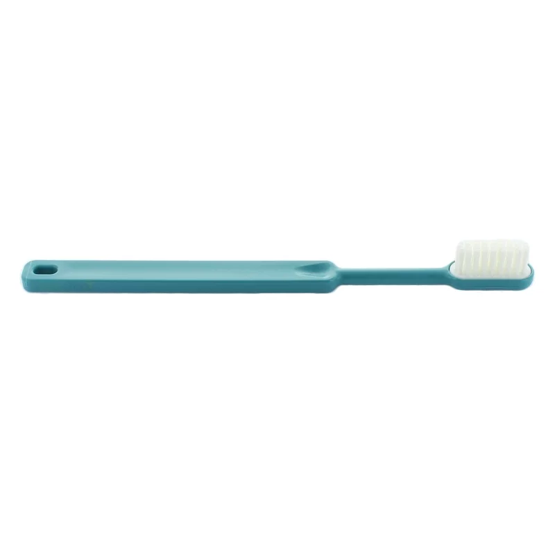 Zahnbürste mit auswechselbarem Bürstenkopf Pfauenblau Soft Nylon - Caliquo
