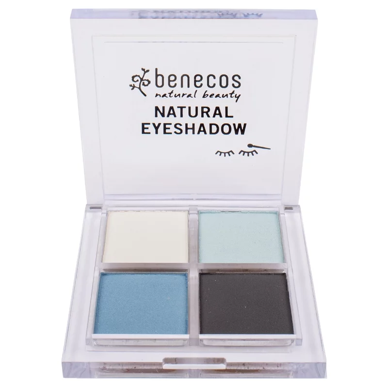 Quattro-Lidschatten True blue BIO - 4,8g - Benecos