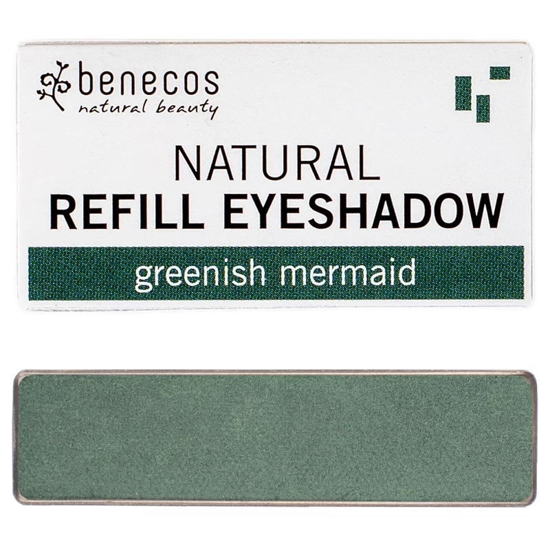 Recharge Ombre à paupières brillante Greenish mermaid BIO - 1,5g - Benecos