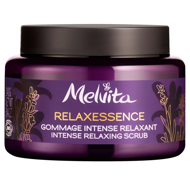 Entspannendes BIO-Peeling intensiv Lavendel & Sesam - 240g - Melvita