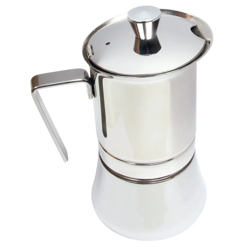 Cafetière Moka à induction INOX 4 tasses - Guzzini Maroc