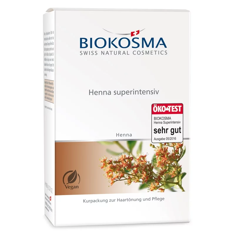 Natürliches Henna Superintensiv - 100g - Biokosma Natürliches Henna Superintensiv - 100g - Biokosma