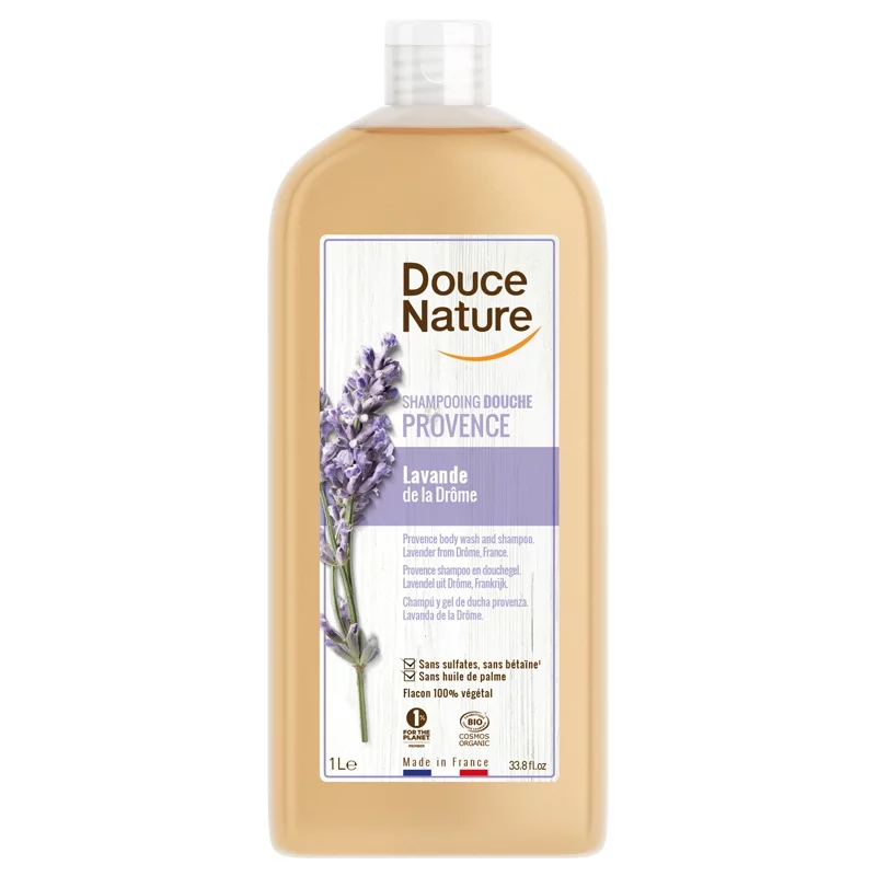 Shampooing douche Provence BIO lavande - 1l - Douce Nature