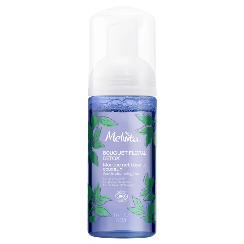 Mousse nettoyante douceur BIO thé vert - 50ml - Melvita