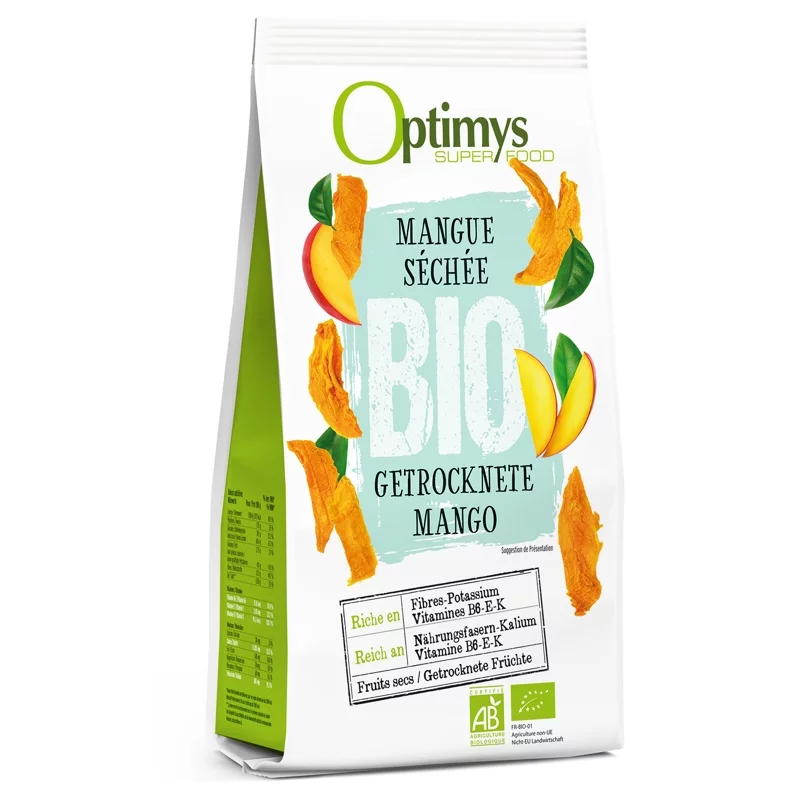 Mangue séchée BIO - 150g - Optimys