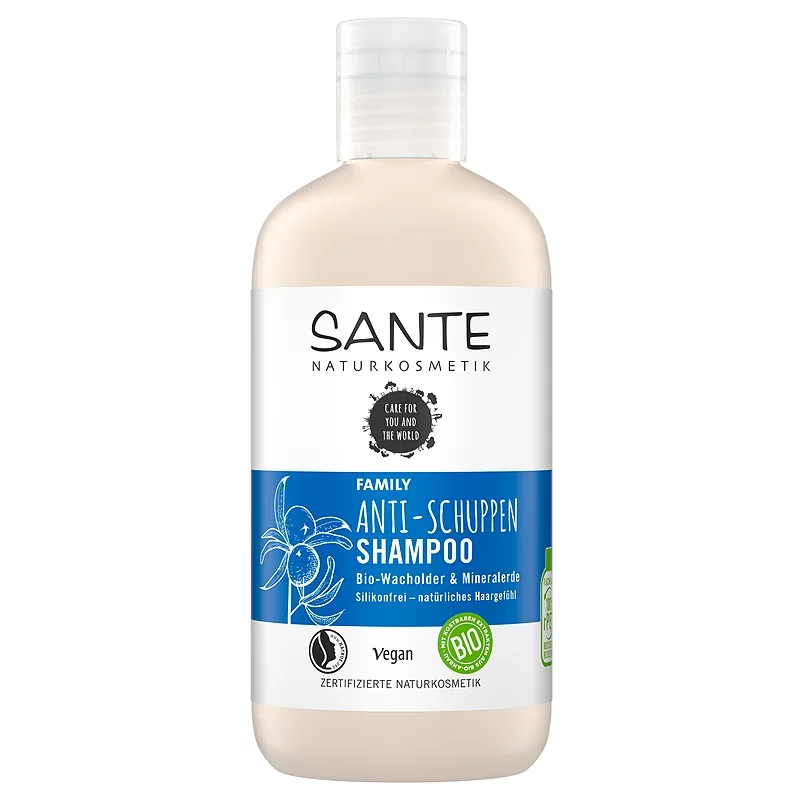 Family Anti-Schuppen BIO-Shampoo Wacholder & Mineralerde - 250ml - Sante