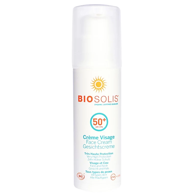 BIO-Sonnencreme für Gesicht & Hals LSF 50+ Karanja - 50ml - Biosolis