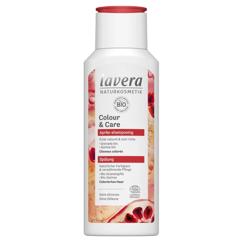 Après-shampooing éclat couleur BIO grenade & quinoa - 200ml - Lavera