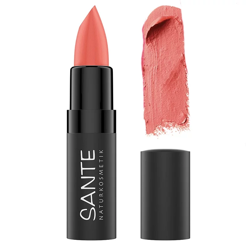 BIO-Lippenstift matt N°02 Gentle Rose - 4,5g - Sante