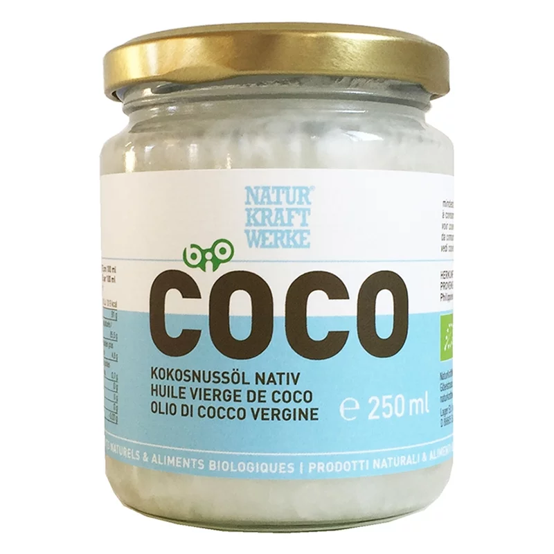 Huile de coco - 250ml - NaturKraftWerke