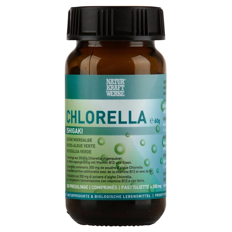 Chlorella Ishigaki - 300 comprimés à 200mg - NaturKraftWerke