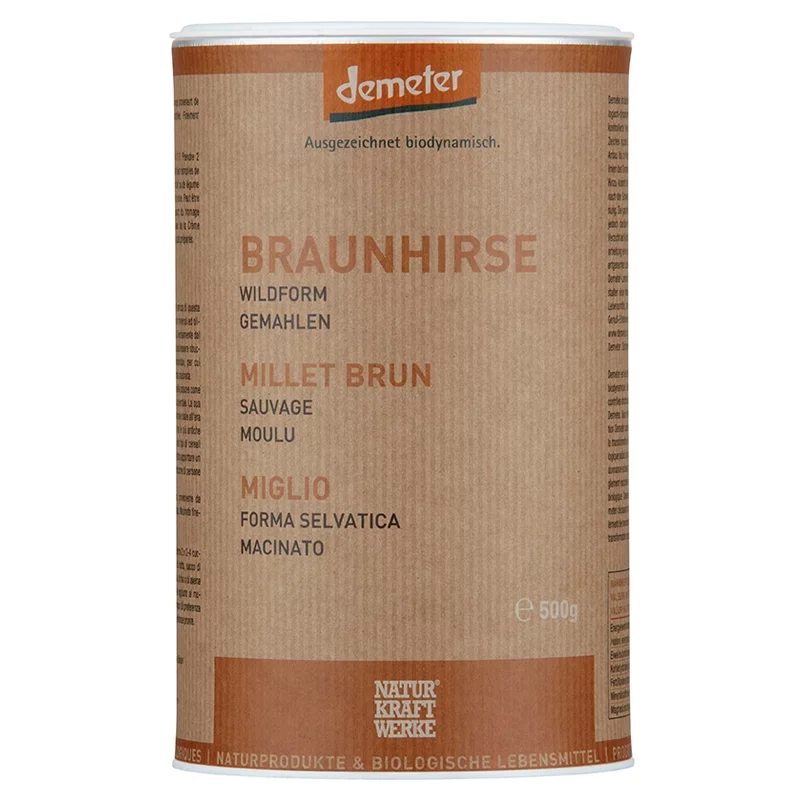 Millet brun moulu BIO - 500g - NaturKraftWerke