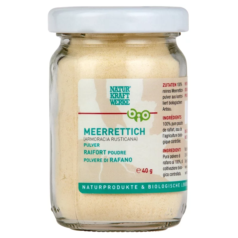 BIO-Meerrettich Pulver - 40g - NaturKraftWerke