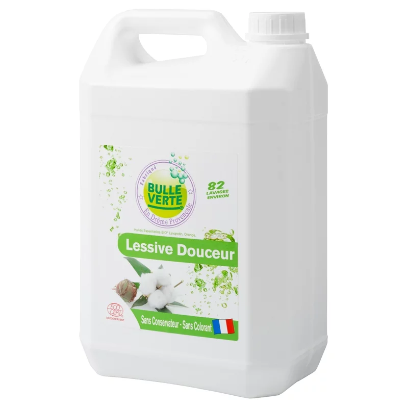 Lessive liquide douceur écologique lavandin & orange - 5l - Bulle Verte