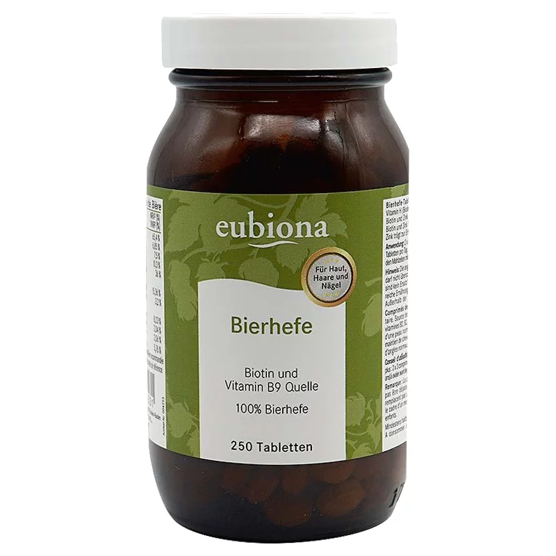 Bierhefe - 250 Tabletten - 100g - Eubiona