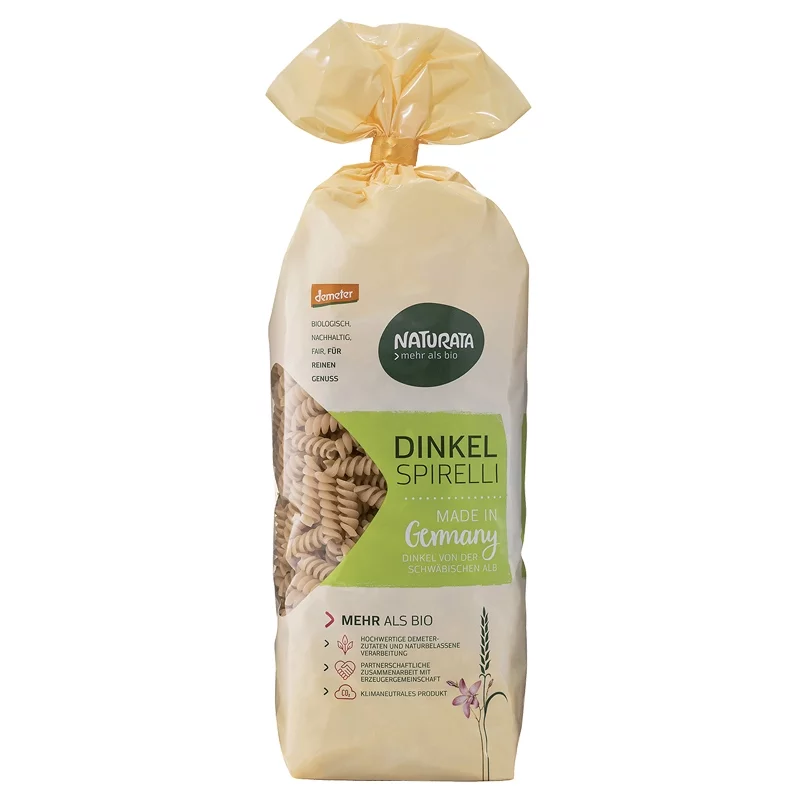 Spirales blanches d'épeautre BIO - 500g - Naturata