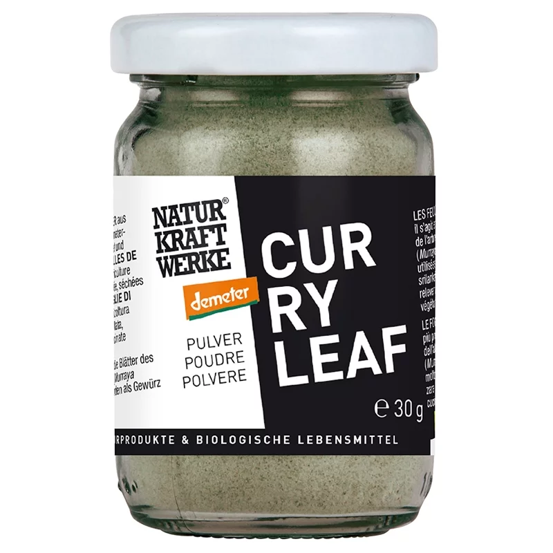 BIO-Curry Leaf Pulver - 30g - NaturKraftWerke