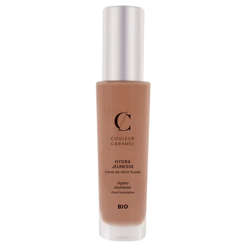 Hydra Jeunesse Flüssig Make-up Bernstein beige N°26 BIO - 30ml - Couleur Caramel
