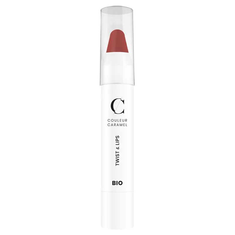 Twist & lips BIO N°401 Beige rouge - 3g - Couleur Caramel