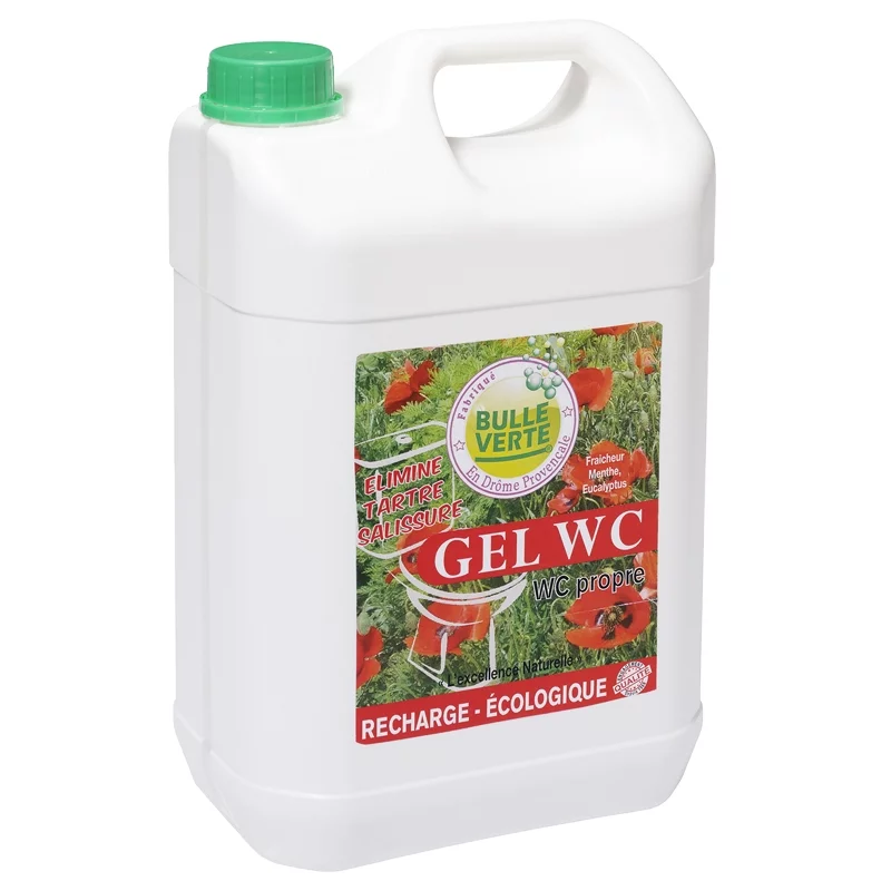 WC Gel Öko Minze & Eukalyptus - 5l - Bulle Verte