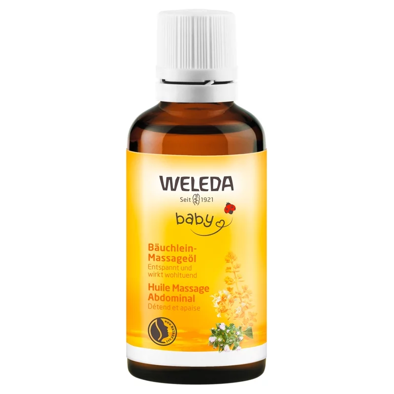 Baby-Bäuchlein-Massageöl Mandel BIO - 50ml - Weleda