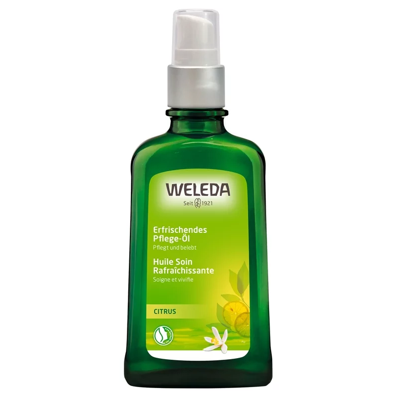 Huile soin rafraîchissante BIO citrus - 100ml - Weleda