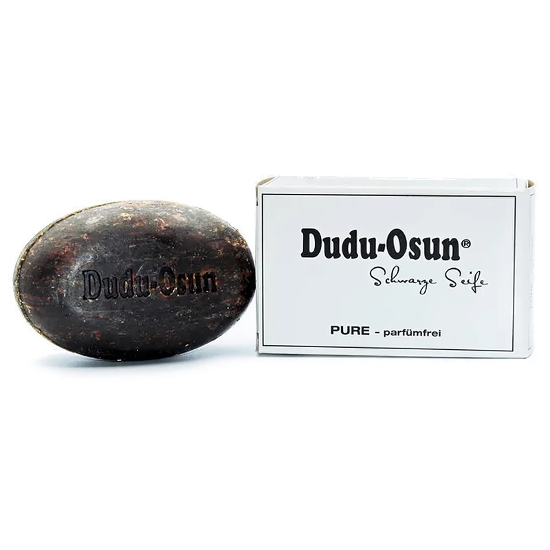 Natürliche schwarze Seife Sheabutter - 150g - Dudu-Osun