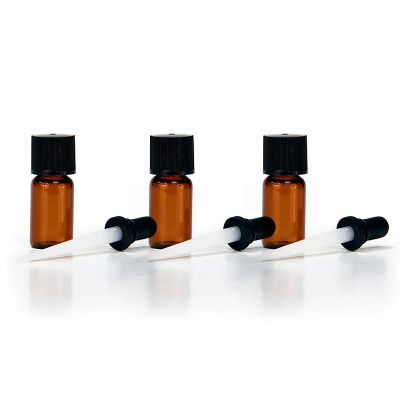 3 Braunglas 1ml mit Pipette - Farfalla 3 Braunglas 1ml mit Pipette - Farfalla