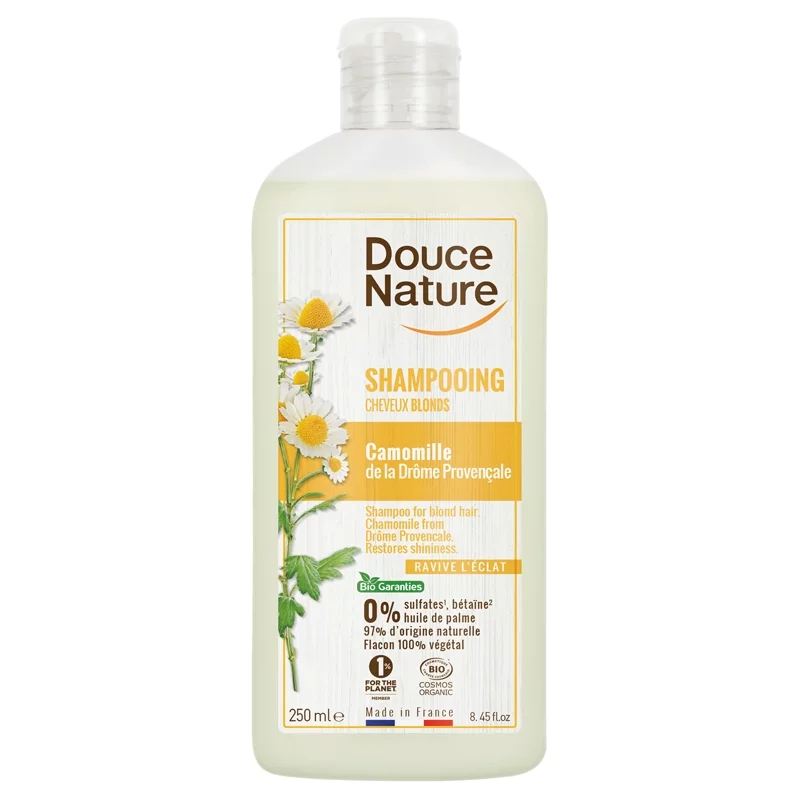 Shampooing cheveux blonds BIO camomille - 250ml - Douce Nature