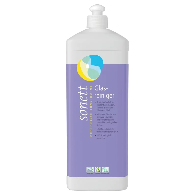 Ökologischer Glasreiniger Lavendel & Lemongrass - 1l - Sonett Ökologischer Glasreiniger Lavendel & Lemongrass - 1l - Sonett